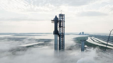 Starship lanzándose al espacio. Foto: Reuters.