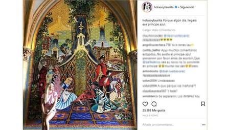 Mensaje de Laurita Fernández en Instagram - San Valentín