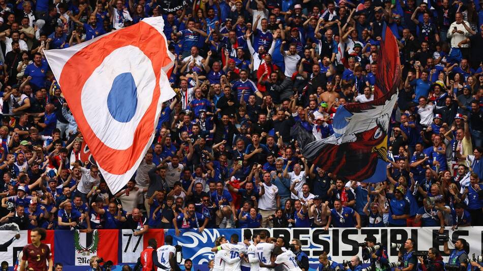 Francia vs. Bélgica; Eurocopa 2024. Foto: Reuters.
