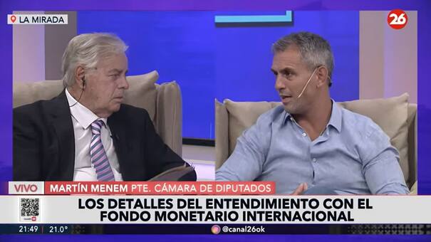 Martín Menem analizó la actualidad argentina en "La Mirada"
