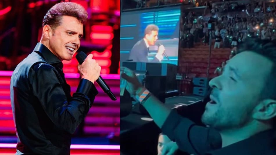 Luis Fonsi, rendido ante Luis Miguel. Fotos: Instagram.