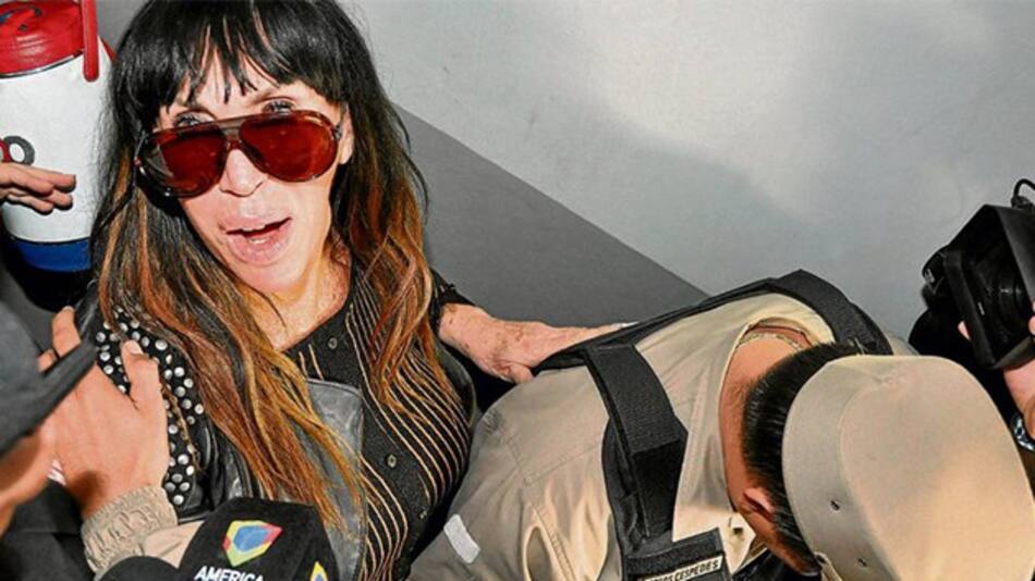 Moria Casán detenida