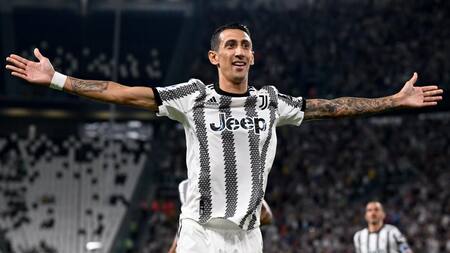 Angel Di María en Juventus. Foto: NA.