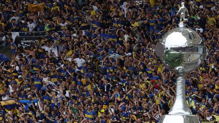 Los hinchas de Boca en la final de la Copa Libertadores. Foto: Reuters.