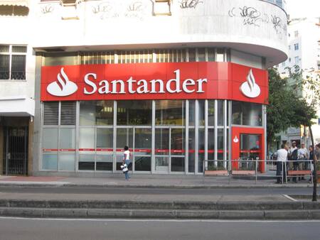 Banco Santander. Foto Instagram