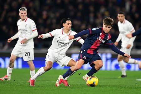 Benjamín Domínguez; Bologna. Foto: Reuters (Daniele Mascolo)