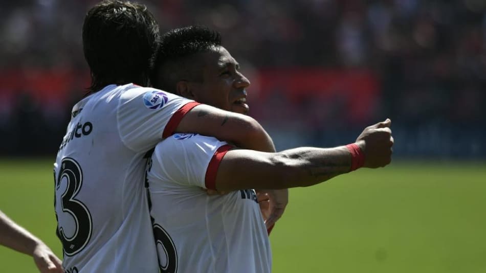 Festejo de Newells - Figueroa y Formica