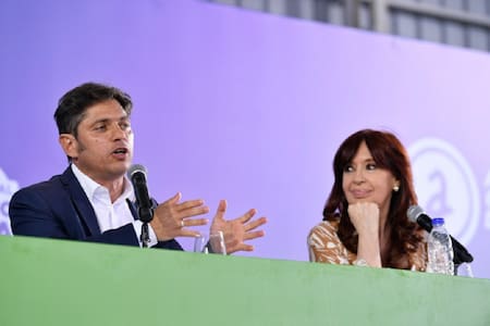 Cristina Kirchner y Axel Kicillof. Foto: Agencia Noticias Argentinas.