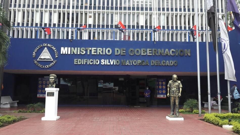 Ministerio de gobernación en Nicaragua.  Foto: Google