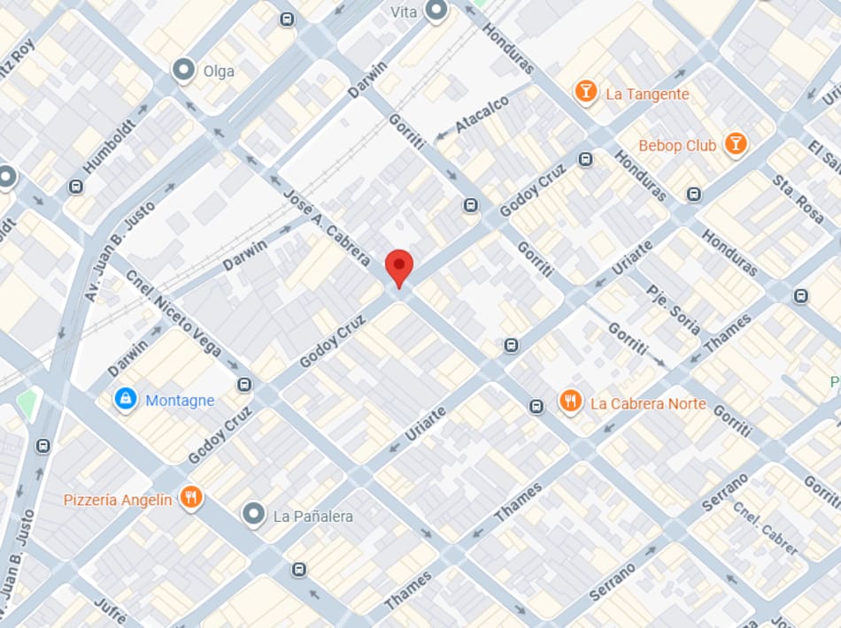 Choque en cadena en Palermo.