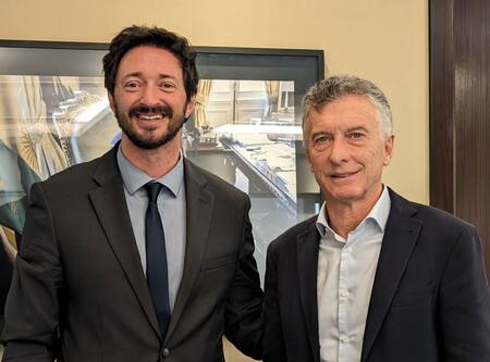 Martín Yeza respaldó a Mauricio Macri en la interna del PRO. Foto: Twitter.