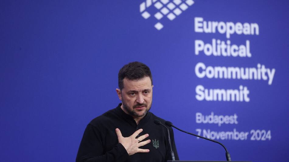 Volodimir Zelenski, presidente de Ucrania. Foto: Reuters