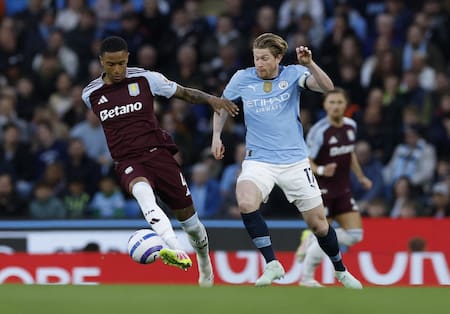 El Aston Villa es el máximo pretendiente de Kevin de Bruyne. Foto: Reuters (Jason Cairnduff)