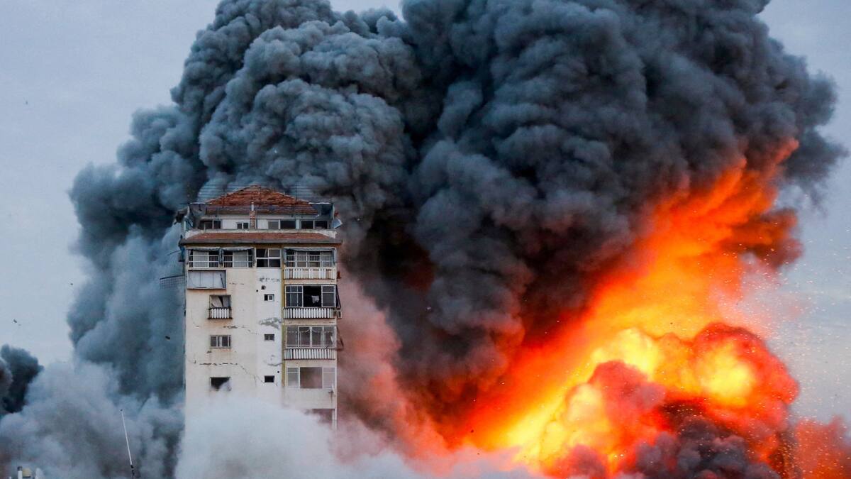 Violencia entre Israel y Hamas en Gaza. Foto: Reuters.