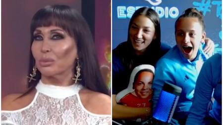 Moria Casán le dedicó un mensaje las jugadoras de la Selección. Foto: captura.