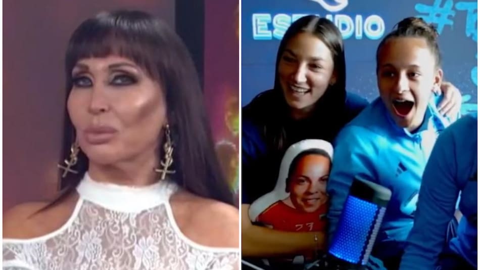 Moria Casán le dedicó un mensaje las jugadoras de la Selección. Foto: captura.