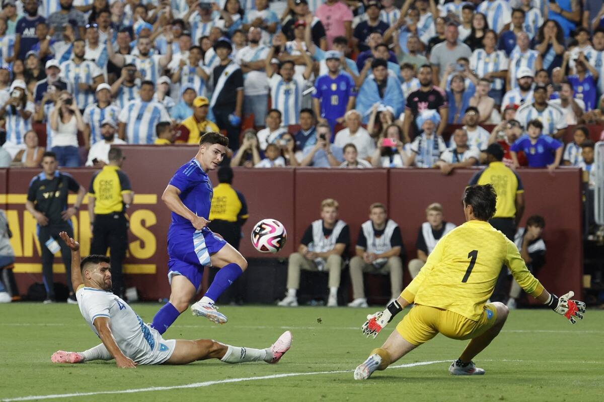 Julián Álvarez; Selección Argentina. Foto: Reuters.