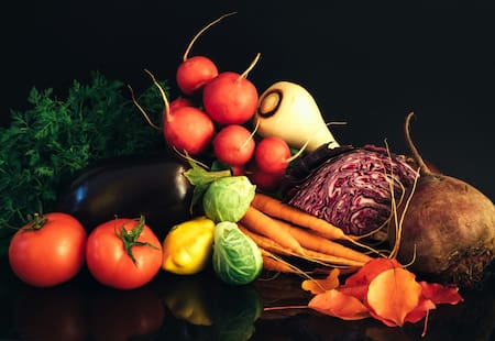 Frutas y verduras. Foto: Unsplash.
