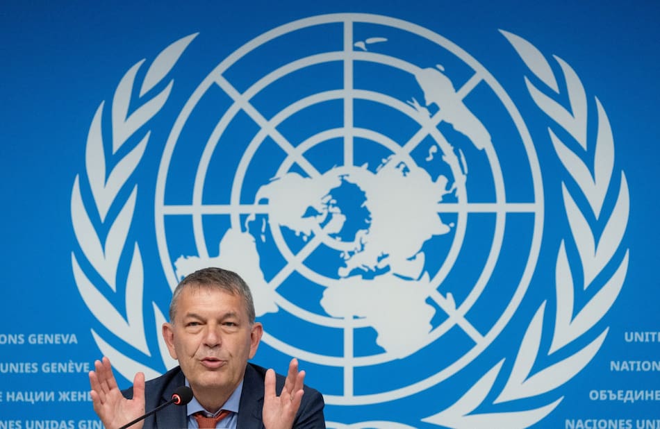 Philippe Lazzarini, comisionado general de la UNRWA. Foto: Reuters