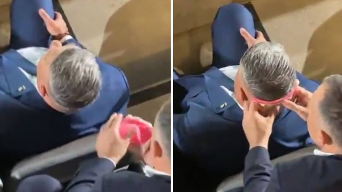 Las imágenes virales de Claudio Tapia. Foto: captura de video.