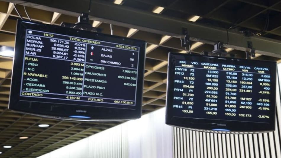 Bolsa de Buenos Aires. Foto: NA.