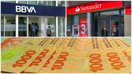 Cómo influye la inflación en los bancos Santander y BBVA. Foto: Web.