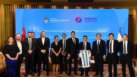 Gira de Sergio Massa en China. Foto: NA.