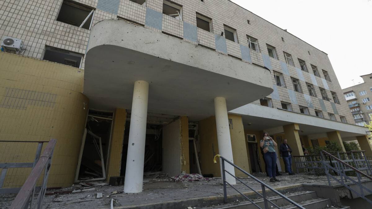 Rusia atacó Kiev con 10 misiles Iskander. Foto: EFE.