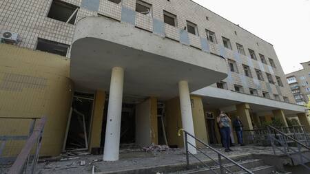 Rusia atacó Kiev con 10 misiles Iskander. Foto: EFE.