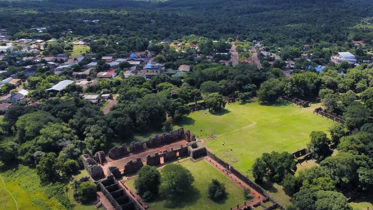 Las Ruinas de San Ignacio, Patrimonio de la Unesco. Foto: Instagram @turismo.sanignacio