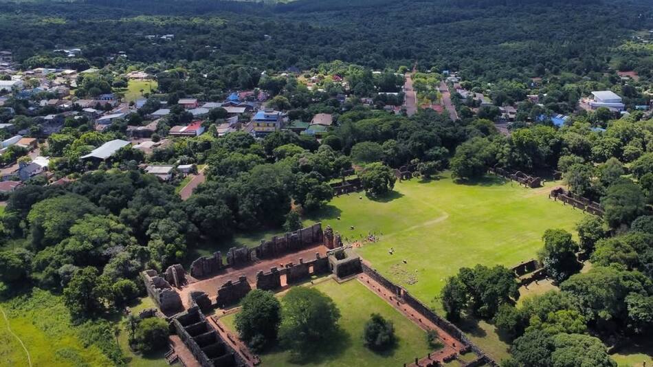 Las Ruinas de San Ignacio, Patrimonio de la Unesco. Foto: Instagram @turismo.sanignacio
