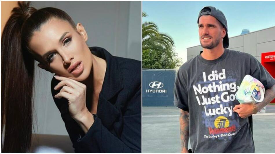 Camila Homs y Rodrigo de Paul. Fotos: Instagram.