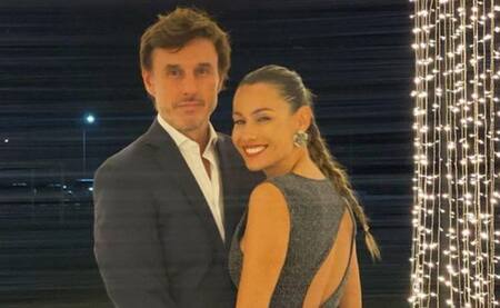 Pampita y Roberto García Moritán. Foto: Instagram.