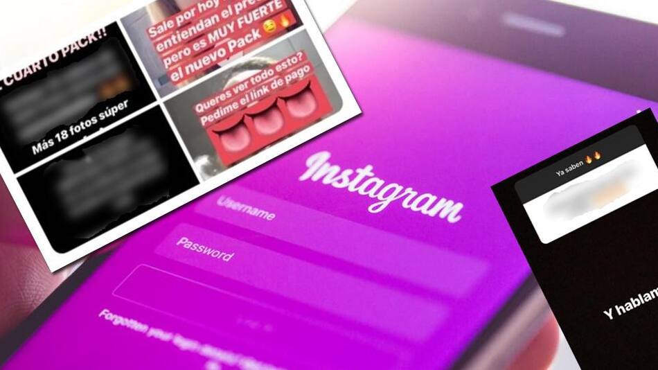 Alerta en Instagram por difusión y venta de contenido sexual amateur