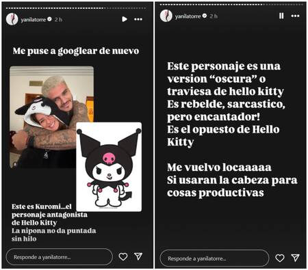 Las historias de Yanina Latorre. Foto: Instagram.