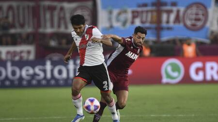 Lanús vs River, Liga Profesional. Foto: Télam
