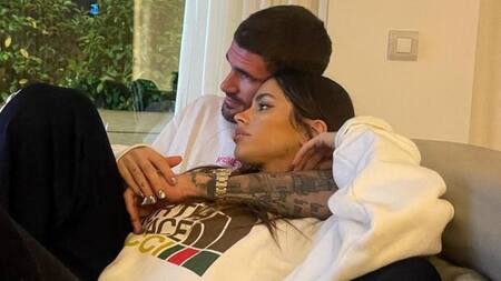 Tini y De Paul. Foto: Instagram/rodridepaul