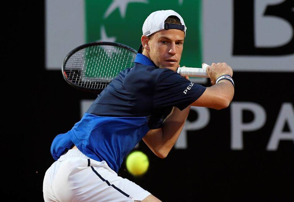 Diego Schwartzman en el Masters 1000 de Roma (Reuters)