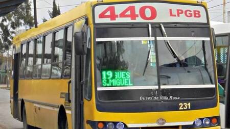 Colectivo de la Línea 440. Foto: NA.