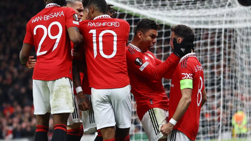 Manchester United vs. Barcelona; Europa League. Foto: Reuters.