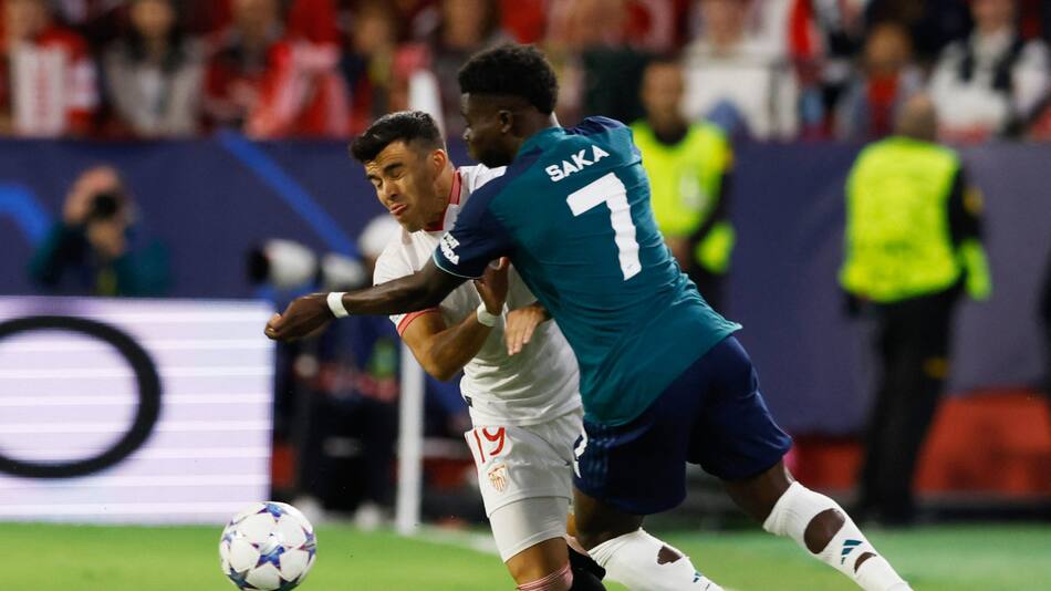 Champions League, Sevilla vs. Arsenal. Foto: NA.