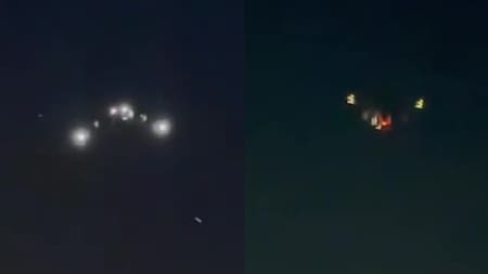 Drones en Nueva Jersey. Fotos: capturas de video