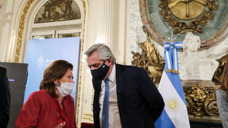 Alberto Fernández y Elena Highton de Nolasco