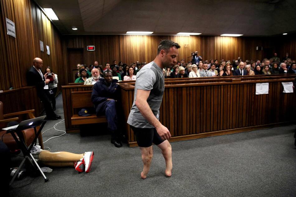 Juicio a Oscar Pistorius. Foto: Reuters.