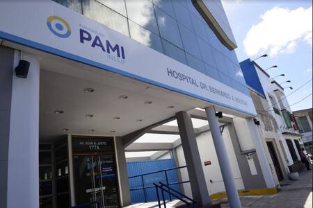 Hospital Bernando Houssey, de Mar del Plata. Foto: Facebook PAMI.