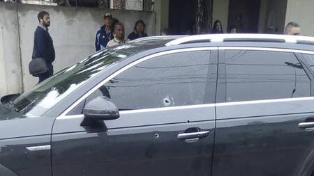 Crimen del financista, Quilmes, auto baleado