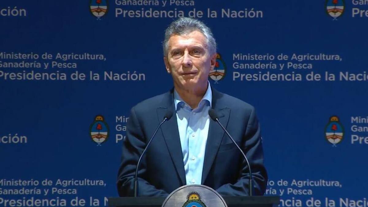 Macri, informe gestión del Ministerio de Agricultura, Ganadería y Pesca