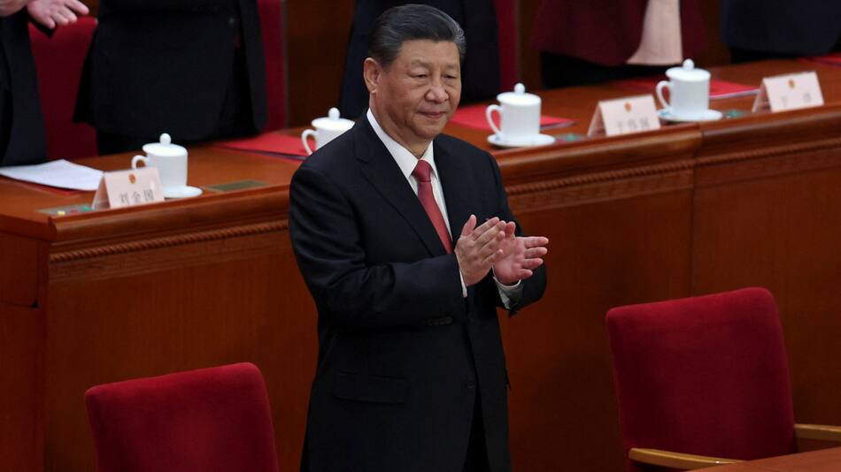 Xi Jinping en el Parlamento chino. Foto: Reuters.