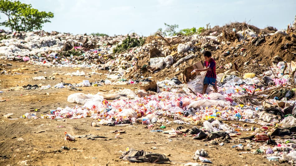 Basural, contaminación, residuos. Foto: Unsplash