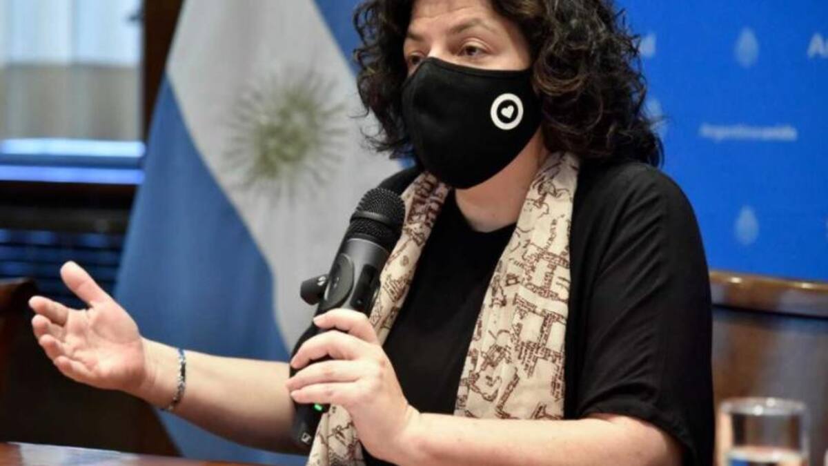 Carla Vizzotti, ministra de Salud, NA